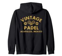 Acapulco Mexico Heritage 1969 Ventilateur de Padel rétro Sweat à Capuche
