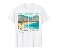 Acapulco Mexico Voyage au Pinceau Acapulco Souvenir Voyage T-Shirt