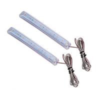AcarKing Feu De Position Répéteur Latéral Universel Jaune Doux 8 SMD Clignotant Rétroviseur LED Clignotants Indicateur rétroviseur