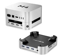 ACASIS 40Gbps Mac Mini M4 Dock & Stand avec Dual-Baie Boîtier SSD NVMe, Aluminum DP Hub pour Mac Mini M4 et M4 Pro 2024, 4K60Hz DP, 3X10G USB A, PD 30W, SD/TF 4.0, Support Dual SSD B+M M-Key