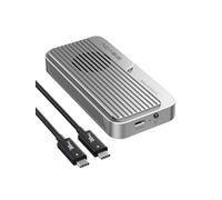 ACASIS 80Gbps M.2 NVMe SSD-Gehäuse, Thunderbolt 5/4 & USB4, mit Lüfter | Bis zu 6000MB/s, automatischer Kühlventilator, kompatibel mit Thunderbolt 5/4/USB4, Plug & Play, für Win & macOS, inkl. Kabel