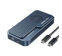 ACASIS 80Gbps M.2 NVMe SSD-Gehäuse, Thunderbolt 5/4 & USB4, mit Lüfter | Bis zu 6000MB/s, automatischer Kühlventilator, kompatibel mit Thunderbolt 5/4/USB4, Plug & Play, für Win & macOS, inkl. Kabel