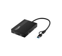 Acasis Adaptateur DisplayLink USB C vers Double HDMI, 2 HDMI, 100 W PD Charging, Station d'accueil DisplayLink pour Apple Mac M1/M2/M3/M4/Macbook Pro/Air/Neo, Adaptateur USB A/C vers Double Moniteur