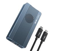 ACASIS Boîtier SSD M.2 NVMe, 40Gbps, Compatible Thunderbolt 4/3 & USB4 | Ventilateur intégré, boîtier aluminium, compatible 2230-2280, USB 4 & Thunderbolt 3/4, pour Windows/macOS/Linux, Plug & Play