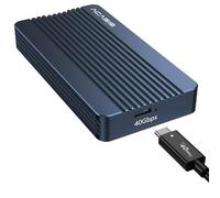 ACASIS Boîtier SSD M.2 NVMe 40Gbps USB4, Boîtier SSD Externe Thunderbolt 4/3 pour NVMe PCIe 2230 2242 2260 2280, Adaptateur Disque Dur Aluminium USB-C Compatible avec Mac MacBook Pro/Air Windows Linux