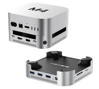 ACASIS Mac Mini M4 Dock & Stand avec Dual-Baie Boîtier SSD NVMe, Aluminum HDMI Hub Station d'accueil pour Mac Mini M4 et M4 Pro 2024, 4K60Hz HDMI,4 X 10G USB A, PD 30W, SD/TF (M001-New)
