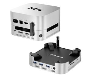 ACASIS Mac Mini M4 Dock & Stand avec Dual-Baie Boîtier SSD NVMe, Aluminum HDMI Hub Station d'accueil pour Mac Mini M4 et M4 Pro 2024, 4K60Hz HDMI,4 X 10G USB A, PD 30W, SD/TF (M001Pro-EU)