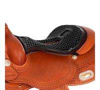 ACAVALLO Couvre-siège WESTERN (ORTHO PUBIS WESTERN) en gel avec DRI-LEX (BRUN)