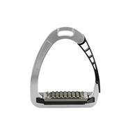 Acavallo Étrier de sécurité Alupro Arena – Aluminium argenté Unisexe 12 cm