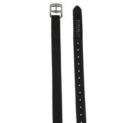 Acavallo Sangles d'étrier en cuir de veau avec nylon - Couleur : noir - Longueur : 145