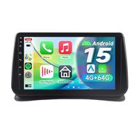 ACAVICA 4+64Go Autoradio Android 15 pour Renault Clio 3 2005-2011 - Carplay sans Fil, Écran Tactile 9", GPS intégré, Bluetooth 5.4, WiFi 6.0, USB, Contrôle au Volant, Stéréo multimédia Voiture