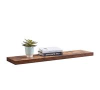 ACAZA Étagère Murale, Tablette Flottante, Étagère Suspendue, pour Livres, Photos, décoration, 100 cm, MDF, Design Industriel, Marron Rustique