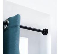 ACAZA - Tringle Rideau Extensible de 125 à 220 cm - Sans percage - Autobloquante - Tringle Telescopique sans Percage - Noir
