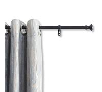 ACAZA Tringle Rideau Extensible de 250 à 360cm - Fixation Murale - Tringle Réglable Décorative pour Fenetre - Acier - Couleur Noire
