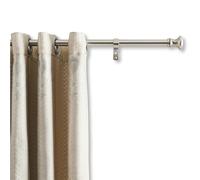 ACAZA Tringle Rideau Extensible de 250 à 360cm - Fixation Murale - Tringle Réglable Décorative pour Fenetre - Acier - Couleur Argent