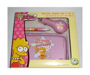 ACC. DSI WITRON KIT 5 IN 1LISA SIMPSON 6608 PENNINO+PELLICOLA+CAVO+BORSA+CUFFIA