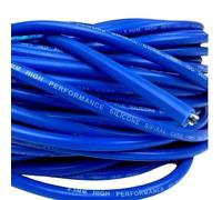 ACC Parts Câble d’allumage HT bleu 8,5 mm - 1 mètre - Haute performance avec suppression d’étincelles - Fil à noyau en spirale en silicone durable pour fiabilité et puissance améliorée