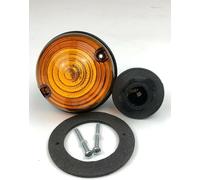 ACC Parts Feu de clignotant avant compatible avec Land Rover Defender 90 110 130 TD5 - Lampe à lentille ambrée pour Land Rover Defenders à partir de 1994 Numéro OEM : AMR6513 (montage exact du châssis