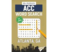ACC Word Search - Atlanta, Georgia Edition: Word Searches About All Things Atlanta, Georgia Tech, Campus, Food, Landmarks, Sports, With Easy-To-Read ... for Gifts, Vacations, Holidays, Students