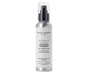 Acca Kappa Muschio Bianco White Moss Spray Natural Deodorant 125 ml