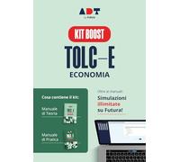 Accademia dei test. TOLC-E. Economia. Kit boost. Teoria, pratica e simulazioni illimitate 2026/2027