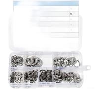 Accarugty 304 SS Lot de 350 rondelles à ressort à trois vagues pour boulons dans les travaux d'assemblage et d'entretien