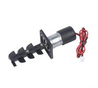 Accarugty Agitateur de réservoir 24 V, pour mélange d'encre blanche, agitateur de moteur réglable avec pales incurvées compatible avec les réservoirs d'encre d'imprimante de 1 L, 1,5 L, 2 L (30 mm x