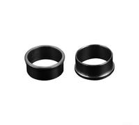 Accarugty Bague d'adaptation de pédalier de vélo en alliage d'aluminium, pour SRAM de 24 mm à 22 mm, bague de conversion d'entretoise, pour vélo de route, VTT, pièces de cyclisme noir