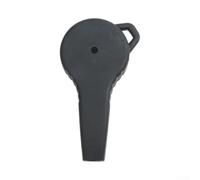 Accarugty Boîtier de manomètre résiduel de plongée 52 mm avec crochet de transport, housse de protection en plastique souple, pour équipement de plongée (noir)