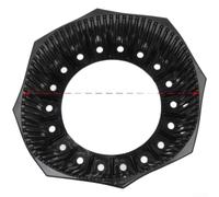 Accarugty Botte de réservoir de plongée, base de cylindre de plongée, protecteur de bouteille d'air sous-marine, support de réservoir résistant aux chocs, pied en caoutchouc, porte-cylindre de sports