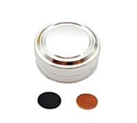 Accarugty Bouchon de bouton de tension de bobine pour moulinet Metanium MG7 Baitcast - Pièce de réglage de frein en alliage d'aluminium, compatible avec la version japonaise W (argent)