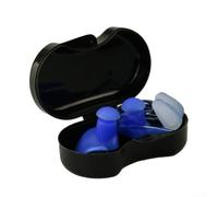 Accarugty Bouchons d'oreilles de natation en silicone en forme de spirale, étanche, comprend un pince-nez pour la plongée, la piscine, les sports de mer, convient aux adultes et aux enfants, plusieurs
