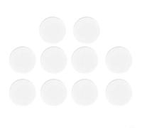 Accarugty Boucliers de colle acrylique transparente, coussinets de virole pour queue de billard, isolateurs de pointe de queue, disques de réparation de queue de billard, rondelles de pointe de
