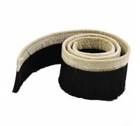 Accarugty Brosse en nylon pour aspirateur, 70 mm x 100 mm de large, couvercle de moteur de broche de routeur CNC, noir, 1 m de long, convient pour le retrait de la poussière sur machine de gravure (70