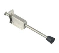 Accarugty Butée de porte à pied en acier inoxydable, support de montage au sol, ajustement vertical pour portes en bois et en fer, limite d'ouverture réglable (250 mm)