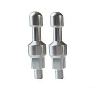 Accarugty Cache-vis M10 en alliage d'aluminium CNC décoratif, résistant aux intempéries, convient à la plupart des vélos, options rouge, or, argent (argent)