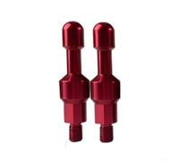 Accarugty Cache-vis M10 en alliage d'aluminium CNC décoratif, résistant aux intempéries, convient à la plupart des vélos, options rouge, or, argent (rouge)