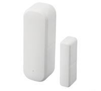 Accarugty Capteur de porte compatible avec Tuya pour Zigbee, support vocal aimant de porte pour réseau sans fil 2 4 GHz, notification d'application (WIFI)