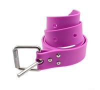 Accarugty Ceinture de plongée en silicone pour plongée sous-marine - Ceinture de charge pour la pêche à la lance rapide - Sangle de poids sous-marine réglable - Marseillaise - 150 cm - Rose