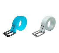 Accarugty Ceinture de poids réglable en silicone avec boucle à dégagement rapide en acier inoxydable 316, contrôle de flottabilité stable pour la plongée sous-marine et la pêche sous-marine (1. Bleu