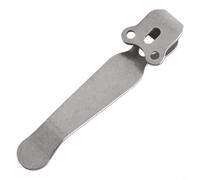 Accarugty Clip de poche profond en alliage pour couteaux de banc 6Al-4V en titane formé à la main, pièce de rechange compacte de 5,3 cm (motif damassé)