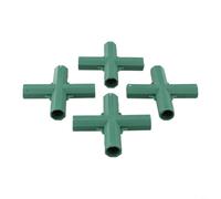 Accarugty Connecteurs de joint de poteau de serre pour tuyaux de 16 à 17 mm, adaptateurs de structure en plastique robuste pour tentes de jardin, cadres froids, étagères, réparation de meubles (D)