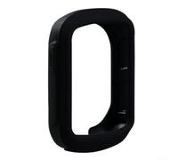 Accarugty Coque de protection en silicone pour Garmin Edge 130, antichoc, ordinateur de vélo, GPS, protection anti-rayures, pour vélo de route et VTT - Noir