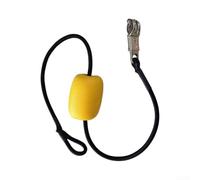 Accarugty Corde de remorquage pour kayak, 1. Cordon élastique avec crochet en alliage de zinc, bouée flottante pour récupération d'ancre de mer, convient pour kayak, canoë, ponton et bateau de pêche