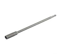 Accarugty Douille d'extension pour tourne-écrous hexagonaux, 250 mm en acier au chrome vanadium pour tournevis électrique, perceuse, réparation automobile, bricolage à domicile, menuiserie (10 mm)