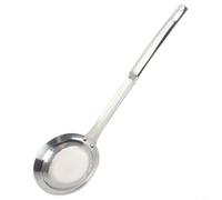 Accarugty Écumoire de cuisine en acier inoxydable SUS304, design à mailles fines denses avec plus de 6000 trous, poignée ergonomique utilisable pour enlever la mousse (petit)