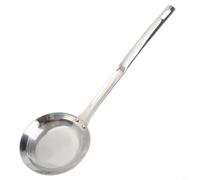 Accarugty Écumoire de cuisine en acier inoxydable SUS304, design à mailles fines denses avec plus de 6000 trous, poignée ergonomique utilisable pour enlever la mousse (moyenne)