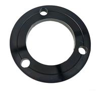Accarugty Entretoise de rondelle de frein en alliage d'aluminium pour vélo | Boulons en acier inoxydable inclus, épaisseur de 1 à 5 mm, noir pour entretoise de disque de frein électrique