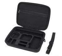Accarugty Étui de transport rigide pour DJI Action 6, sac de rangement portable en EVA avec poignée, pochette de protection de voyage pour appareil photo et accessoires, équipement d'extérieur compact