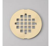 Accarugty Filtre de vidange rond en acier inoxydable pour bonde de douche conçu pour une prévention efficace des obstructions, une résistance et une intégration transparente (doré)